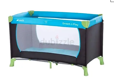 Hauck Dream n Play Portable Baby Playpen / Travel Cot - Blue