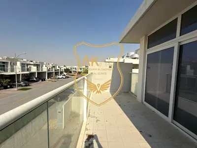 3 Bedroom Townhouse in Albizia with L Shape Garden Villa for rent in Albizia, Damac Hills 2