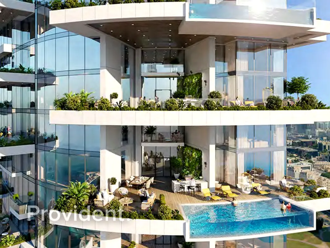 Elegant 2BR | Palm Facing | High Floor