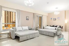 Furnished 1BR | Rimal 2 JBR | City &amp; Marina Views