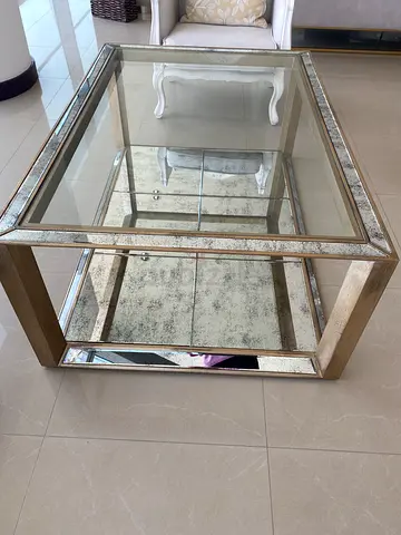 Beautiful glass coffee table