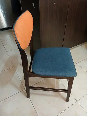 Wooden Dining Chair with  4-Chairs