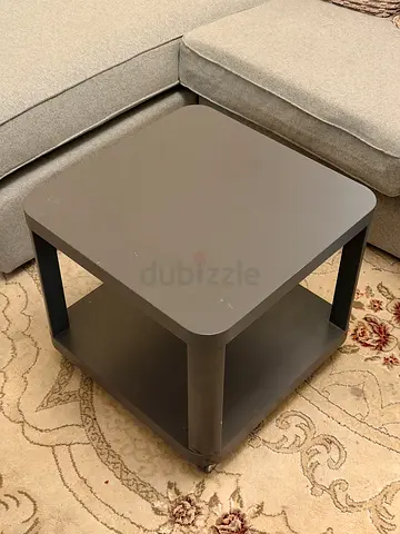 Side table with wheels