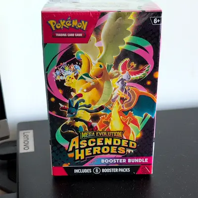 Pokémon TCG Mega Evolution Ascended Heroes Booster Bundle (6 Packs)