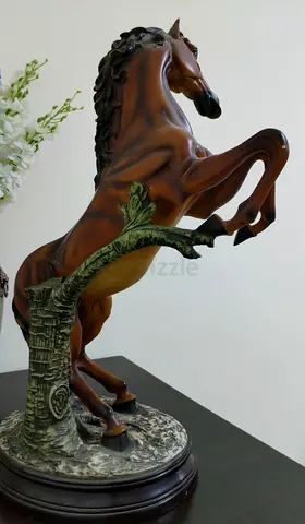 Large Rearing Horse Statue - Resin Decorative Figurine