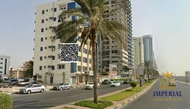 Residential and commercial plot (G+6) on the Ajman Corniche, with direct waterfront access, freehold