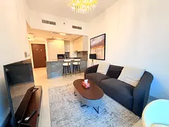 Fully Furnished 1 Bedroom Apartment with Big Balcony