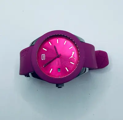 PUMA Womens Analog Quartz Watch with Silicone Strap