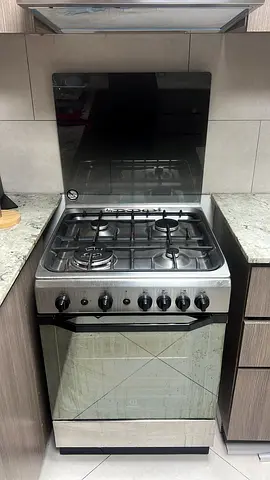 Stainless Steel Gas Range with Oven - Good Condition