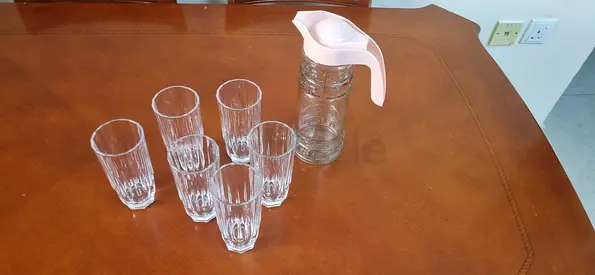 Glasses with jug