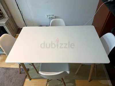 Dining table with chairs