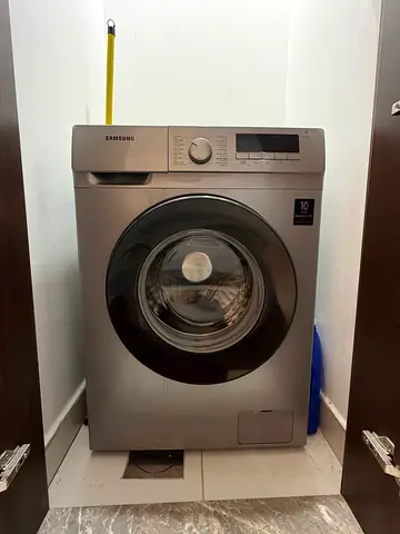Samsung Front Load Washing Machine - 7kg, Silver (Good Working Condition)