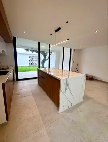 Designer Kitchen Island with Wooden Surface and Multi-Drawer Storage