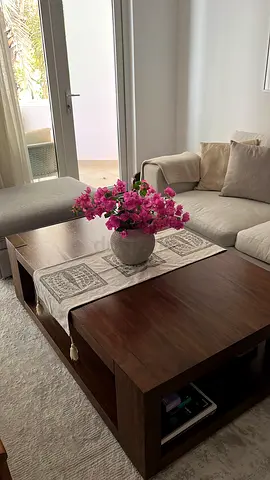 Crate  Barrel Solid Wood Coffee Table