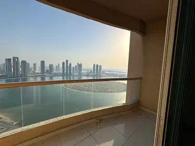 Upscale living opportunity in Al Khan area, Sharjah | 3 bedrooms, living room with large laundry room | 3 bathrooms | Free parking | Free gym and swim