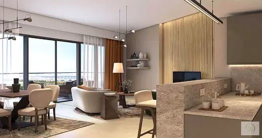 جولف كورس سكاي بنتهاوس | 2 غرف نوم | مفروشة | إطلالات على المسبح والبحر