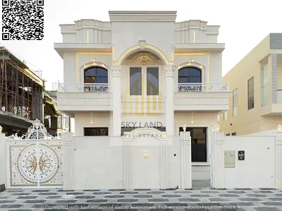 Luxury villa with excellent finishes in Al Yasmin area, directly next to Al Hamidiya Park - freehold for all nationalities
