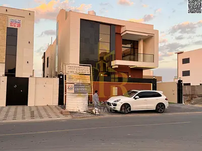 فيلا طابقين وروف ومسبح بسعر شامل رسوم التسجيل والتمليك على الشارع الرئيسي جاهزة للسكن في أرقي مناطق عجمان تملك حر لجميع الجنسيات