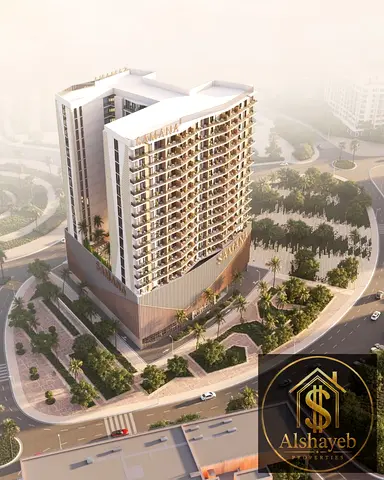 شقة بغرفة نوم واحدة | Greenfield by Samana | مفروشة | إطلالة على المسبح ووسط المدينة