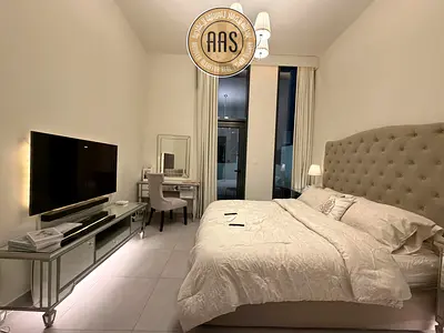 Fully furnished luxurious studio with balcony in aljada community beautiful view