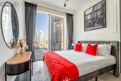 Summer Offer | Lux Pad | 3BR+M | Premium Burj & Fountain View | Modern Amenities