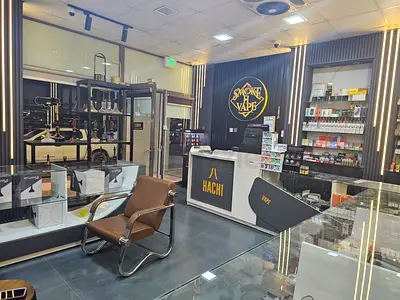 Vape Shop Display Fixtures and Counters - Full Store Setup
