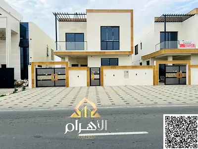 A villa, including registration and title fees, on the main street, ready to move in, in one of Ajman's most prestigious areas.