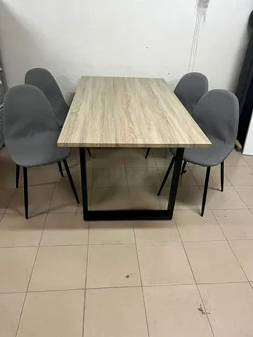 Dining table with 4 chairs from Home Centre