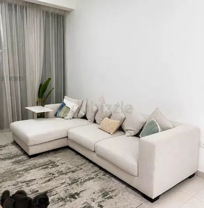 Light Grey L-shaped Sofa