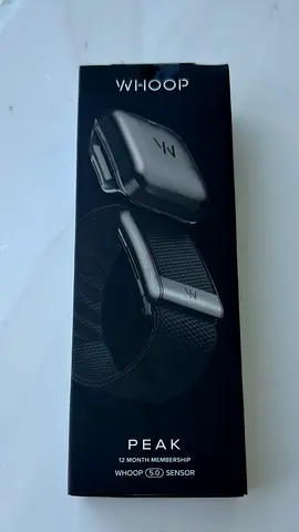 WHOOP 5.0 Peak with 12-Month Membership - 24/7 Activity Tracker