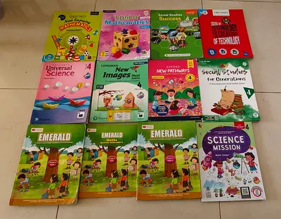 Grade 4 - 12 books in good condition we are giving for just 25 Aed only.
