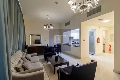 Furnished 1BR | Polo Residence C1 | Balcony & Community View