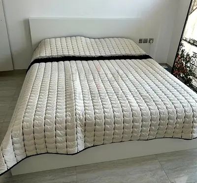 Ikea King size bed with mattress available in perfect condition