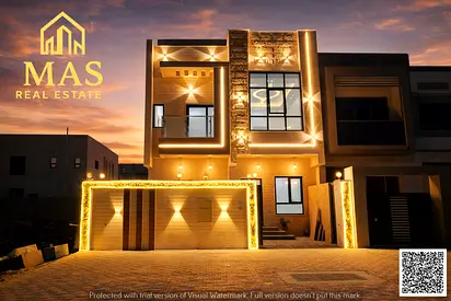 🏡 فيلا للبيع في الزاهية – عجمان | شارع رئيسي | 6 غرف | روف | شاملة رسوم التسجيل