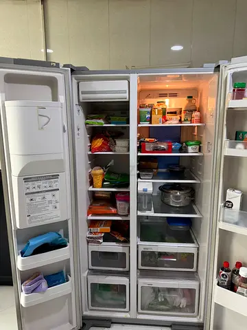 Used Side-by-Side Refrigerator - Good Working Condition hitachi