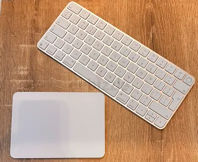 Apple Magic 3 Keyboard with Touch ID  Trackpad- White Multi-Touch Surface