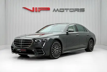 MERCEDES S580, 2024, GCC, DEALER WARRANTY AND SERVICE CONTRACT, FSH, EXCELLENT CONDITION