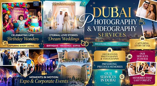 🎥 Creative Photography  Videography Services in Dubai ✨
