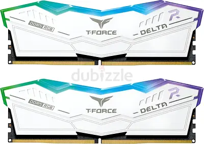 TEAMGROUP T-Force Delta RGB DDR5 Ram 32GB (2x16GB) 6000MHz PC5-48000 CL30 Desktop Memory Module Ram