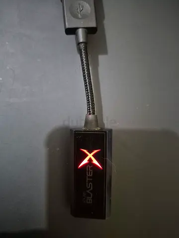 Creative Sound BlasterX USB External DAC/Headset Adapter (Red LED)