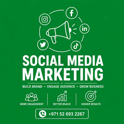 Manage your business presence on social media platforms.