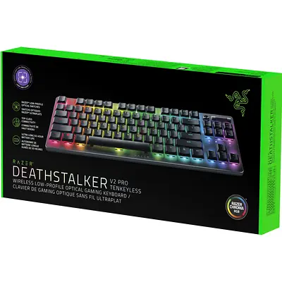 Razer DeathStalker V2 Pro Wireless Tenkeyless RGB Gaming Keyboard - New in Box