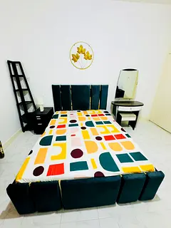 With Balcony Furnished Family Room For Couple Near NMC Hospital