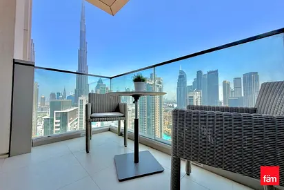Burj Khalifa View | Furnished | 2 Bedrooms+ Study