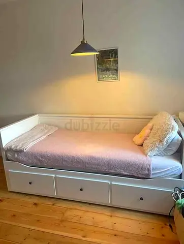 IKEA White HEMNES Day Bed with IKEA Mattress