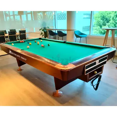 9 feet knight shot Turbo Commercial pool table is for sale