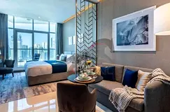 Furnished Studio | DAMAC Maison Privé B | Canal &amp; Skyline View