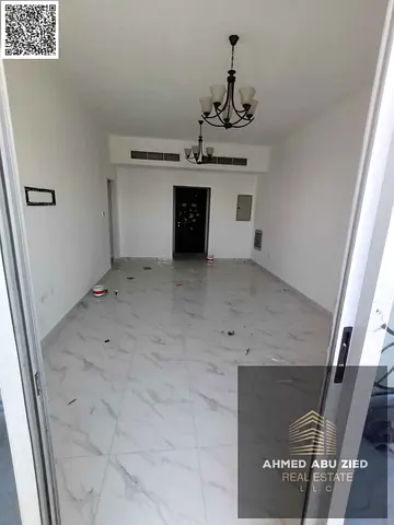 Largest stylish 3BR apartment, hall, 3 baths, central AC, balcony open view on Sheikh Ammar St, deluxe finish, easy access to Dubai & Sharjah