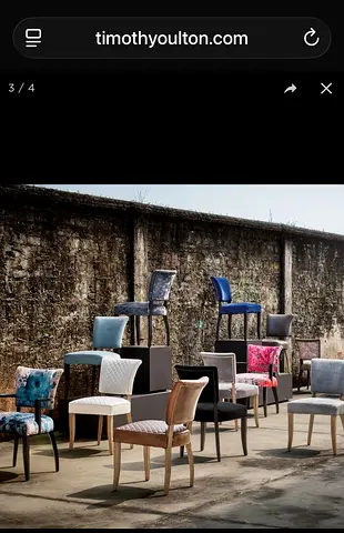 Timothy Oulton Mimi / Halo Dinner Chairs from Marina Home