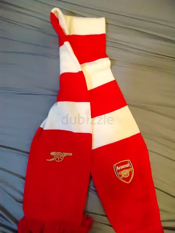 Arsenal FC Red  White Supporters Scarf - Official Club Crest